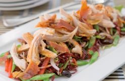 roast chicken and cos lettuce salad