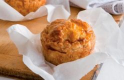 Spring lamb, garlic, rosemary and potato pies