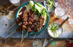 Lilydale Chicken Pinoy Skewers with Rice